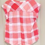 Krass&co NWT Khakis &  Gingham Blouse Top Small S Photo 3