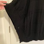 EUC AGB women’s black cowl neck button knit pattern poncho sweater loose large‎ Photo 1