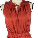 Kirunda Small Maxi Dress Sleeveless Halter Tie Keyhole Neck Ruffled New Photo 1
