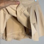 NEW Agent84 Buttersoft Skort Mini Skirt Dew Beige Nude Pleated Sporty Tennis Tan Photo 3