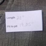 Entro Army Green Lace-Up Blouse Size Large Green Ruffle Blouse Photo 8