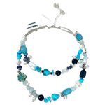 Free People Steal The Show Choker in Turquoise Tonal NWT Layered Charm Bohemian Photo 4