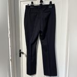 Brooks Brothers  Lanificio di Tollegno 100% Wool Dark Navy Blue Petite Trouser 10 Photo 2