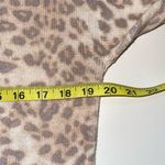 Bar III Cream Leopard Print Dolman Sleeve Tunic Thermal Sweater Photo 6