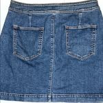 Loft Blue A-Line Mini Skirt Casual Photo 6