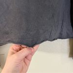 Aerie  Lightweight Long Sleeve Gray Cropped High Neck Shirt Size Small Photo 8