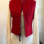 Schaefer Steamboat Springs Colorado USA Red Wool Zip Up Riding Adjustable M Size M Photo 0