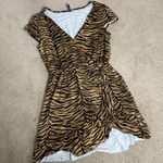 Divided H&M Zebra print wrap Mini Dress Photo 0