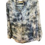 Vintage Goa Tie Dye Tunic with Floral Embroidery Photo 5