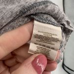 Free People Cloud Nine Boxy Long Sleeve Linen Blend Swing Tee Shirt Gray Size XS Photo 6