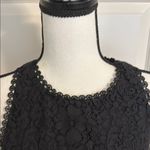 CAbi | Elegant Black Lace Halter Lined Top Photo 1