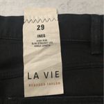 Rebecca Taylor  Black Ines High Rise Slim Straight Leg Ankle Length Jeans NEW Photo 5