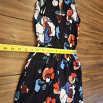 ASTR  the Label Black Floral Jumpsuit Sleeveless Halter Wide Leg Jumper pants xs Photo 7
