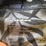 Avia  Navy Blue Print V Neck Padded Racerback Sports Bra M Photo 1