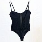Free People NWOT  Night Rhythm Corset Bodysuit - Black - S Photo 9