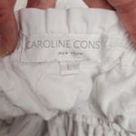 Caroline Constas Delilah Top White Size Large Long Sleeve Puff Shoulders Smocked Photo 7