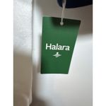 Halara Brand New  Women's Size Medium White Black Trim Varsity Jacket Button Up Photo 4