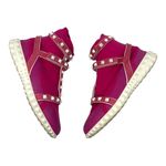 Valentino Garavani  Rockstud Pink Sock Sneakers Caged Studded Shoes 36.5 Photo 11