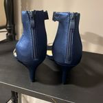 Dream Paris Dream Pairs Navy Blue Fiona Low Heels Size 10 Like New Photo 2