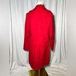 Brooks Brothers  Red Fleece 100% Cotton Trench Coat Red Size | 10 Photo 4