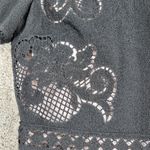 Reiss  Womens Tinley Dress 8 Black Panel Lace Short Sleeve A-Line Mini Funeral Photo 14