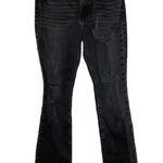 frame denim Frame Le Mini Boot Jeans 5-pocket Slash Destroyed Pepperdine Black Wash 27"x32" Photo 1