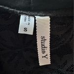 Studio Y  Black Lace Cardigan Jacket 3/4 Sleeve Small S Photo 5