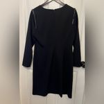 DKNY  Women's Black Chain Detail Long Sleeve Shift Dress Size 14 NEW Photo 1