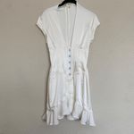House Of CB  'Tianna' Ivory white Ruffle Corset Dress  size L Photo 4