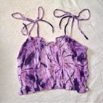 Show Me Your Mumu NWOT Tie Dye Purple Pink Keen Crop top size Small Photo 4
