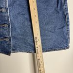 Calvin Klein Skirt Womens 11 Denim Button Front High Waist Mini y2k Style retro Photo 6