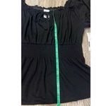 No Boundaries Black Top Medium New Stretchy Peplum Photo 4