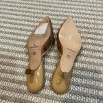 Reformation  Wilda Pointed Toe Kitten Mule in Embroidered Mesh Photo 5