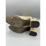 Free People  Snake Skin Reptile Block Heel Women’s Boots Size‎ 37 Photo 5