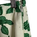 Rococo Sand White Green Floral Print Asymmetric Mini Skirt Size Medium Photo 7