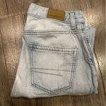 American Eagle Jeans Women 00 Blue Mom Straight Jean High Rise Denim Stretch 90s Photo 9