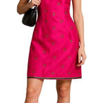 90's vintage 100% silk pink flower mini cynthia howie dress 4 small petite Size 4P Photo 0