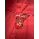 Sundance Wide Leg Pants Size 10 Vintage Brick Red Cropped Button Fly Womens Photo 3