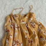 Abercrombie & Fitch Womens Orange Floral 100% Cotton Sz XSP Maxi Dress Soft Girl Photo 4