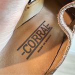 Corral  Rachelle C3170 Honey Brown Leather Tooled Cut Out Mules Booties Size 7.5 Photo 5