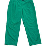Liz Claiborne Vintage  Green Pleated Cropped Trousers Classic‎ Career Pants Photo 0
