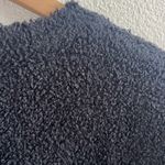 SKIMS Onyx Cozy Knit Fitted T-Shirt Tee Fuzzy Top 4X/5X Photo 3