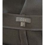 COS Womens Dress Pants Black Pleated High Waisted Tapered Trouser Slacks Size 8 Photo 7