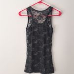 Lacy tank top. S Gray Photo 3