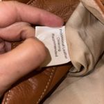 Aqua Madonna Tan and Cream Hobo Bag Photo 11