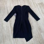 LF Asymmetrical Black 3/4 Sleeve Dress Photo 3