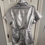 Lizard Thicket Metallic Silver Romper Photo 1