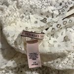 Victoria's Secret  White Lace Romper:Size Large Photo 3