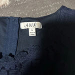 A U W navy blue dress lace. Dress is lined. Excellent condition. Gorgeous. Photo 2