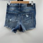 Kendall + Kylie  Medium Wash Mid Rise Distressed Shorts Size 28‎ Photo 1
